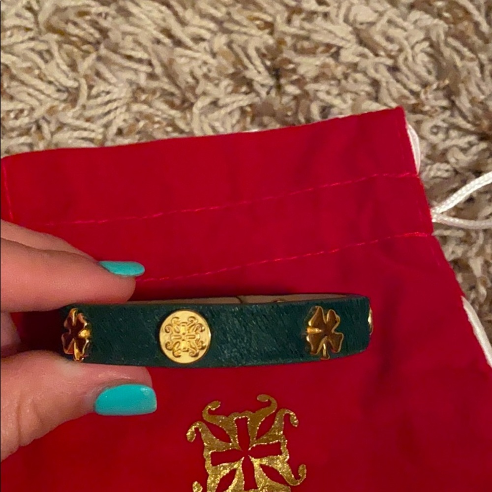 St. Patrick’s day rustic cuff bracelet